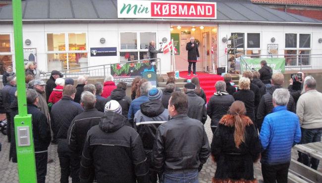 Åbningen af købmandsbutikken i nov. 2019. Foto: Poul Nystrup Christensen